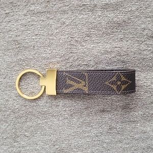 *****UPCYCLED LV Keychain!!! Made from AUTHENTIC LV Bag!